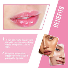 6PCS Collagen Moisturizing Lip Mask, Crystal Lip Care Pads for Hydrating, Plumping, and Smoothing Chapped Lips – Reduces Fine Lines, Anti-Aging, Firming, and Moisturizing Essence for Soft, Sexy Lips