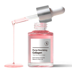 Glam Up Collagen Plump Nourishing Dive In Real Marine Serum - Anti-Aging with Hyaluronic Acid, Firming, and Skin Care with Peptide Complex Facial Serum 30ml (1.01 fl oz)