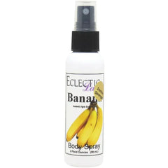 Eclectic Lady Banana Scented Body Mist Spray, 2 ounces, Body Mist for Women with Clean, Light & Gentle Fragrance, Cologne with Soft, Subtle Aroma For Daily Use