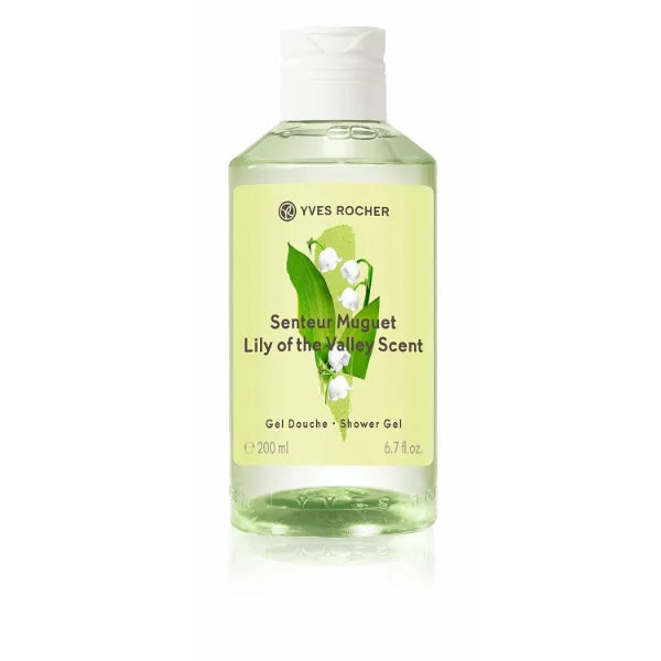 Yves Rocher Lily of the Valley Scent Shower Gel, 6.7 Fl Oz
