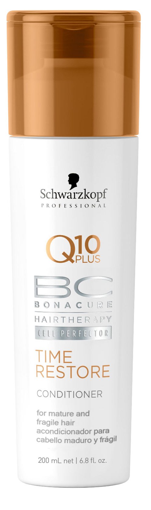 Schwarzkopf Professional Bonacure Q10 Plus Time Restore Conditioner for Mature and Fragile Hair 7 fl oz (200 ml)