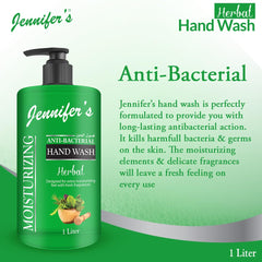 Jennifer's Hand Wash - Herbal & Charcoal, 2 x 1 Liter