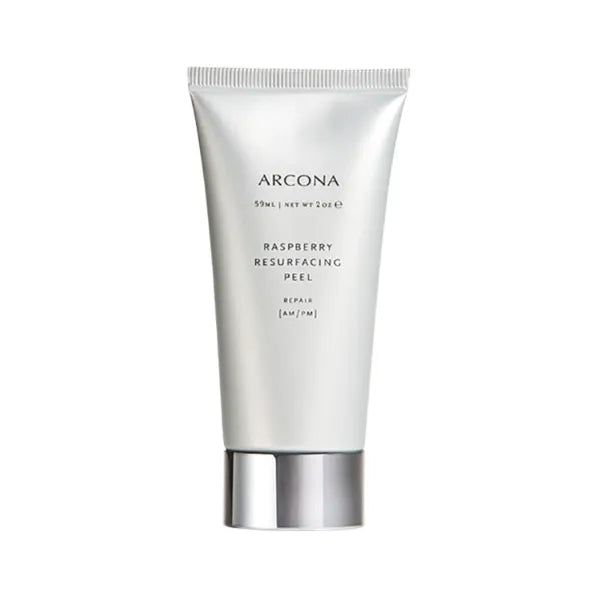 ARCONA Raspberry Resurfacing Peel - Mango, Lactic Acid, Cranberry, Raspberry, Mandelic Acid - Exfoliates, Brightens, Decongests + Firms Skin - 2 oz
