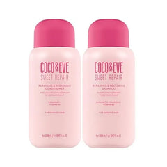 Coco & Eve Repair & Restore Shampoo & Conditioner Bundle. Hydrating & Strengthening Set for Damaged, Color Treated Hair. Deeply Nourish, Reduce Split Ends & Breakage for Healthy Hair. 18.94 Fl Oz