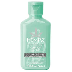 Hempz Body Lotion - Cucumber & Aloe Limited Edition Mini Daily Moisturizing Cream, Shea Butter, Aloe, Body Moisturizer - Skin Care Products, All Natural Hemp Seed Oil - 2.25 Fl Oz
