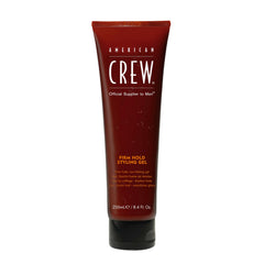 American Crew Firm Hold Gel For Men, Firm Hold, High Shine, Moisturizing, Frizz-Free - 8.4 Oz