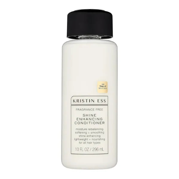 Kristin Ess Hair Fragrance Free Shine Enhancing Conditioner for Moisture, Hydration + Shine, Vegan, Paraben, Sulfate, Phthalate and Silicone Free, Gluten Free, 10 fl. oz