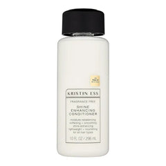 Kristin Ess Hair Fragrance Free Shine Enhancing Conditioner for Moisture, Hydration + Shine, Vegan, Paraben, Sulfate, Phthalate and Silicone Free, Gluten Free, 10 fl. oz
