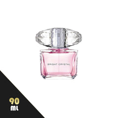 Bright Crystal Perfume for Women- Women's Fragrances Gift Set with Lavender Soy Wax Candle, Car Air Freshener & Portable Perfume Atomizer- Bright Crystal Eau de Toilette Spray- 3 Fl Oz