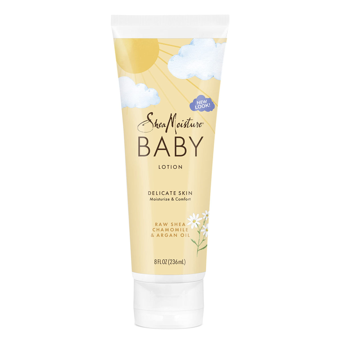 SHEA MOISTURE SheaMoisture Baby Lotion for Dry Skin and Clear Skin Raw Shea, Chamomile and Argan Oil with Shea Butter 8 oz
