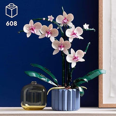 LEGO Orchid Artificial Plant Building Set for Adults, with Faux Flowers, Home Office Decor Accessory, Botanical Collection Gift Idea for Women and Men 10311