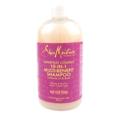 Shea Moisture Superfruit Complex 10-in-1 Multi-Benefit Silicone and Sulfate-Free Shampoo for Wavy and Curly Hair 384 ml