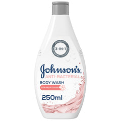 Johnson's Body Wash, Anti-Bacterial, Almond Blossom, 250ml