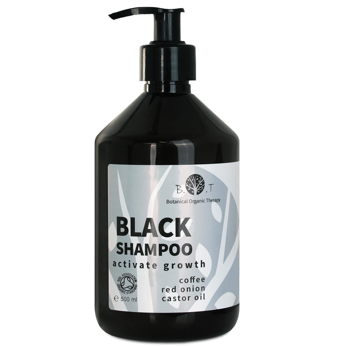 B.O.T cosmetic & wellness Onion, Caffeine Castor Shampoo for Oily Hair: Scalp Stimulator, Tonic, Anti-Hair Loss and Dandruff. Sulphate Free, Silicone-Free 500 ml