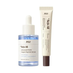 Dr.Reju All Firming & Glass Skin Duo Advanced PDRN Copper Peptide Serum + Advanced PDRN Rejuvenating Cream Copper Peptides & Salmon DNA for Skin Elasticity Korean Anti Aging Skin Care