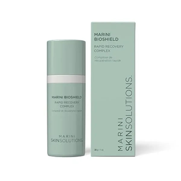 Marini SkinSolutions BioShield Rapid Post Procedure Recovery Complex Hydrates & Protects Healing Skin with Growth Factors, Anti Aging Peptides & Hyaluronic Acid Made in the USA 1 oz