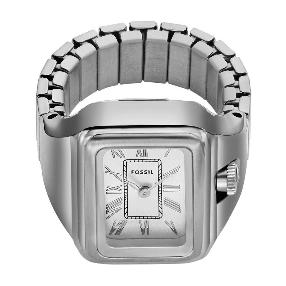 Fossil Raquel Watch Ring Two-Hand Stainless Steel - ES5344