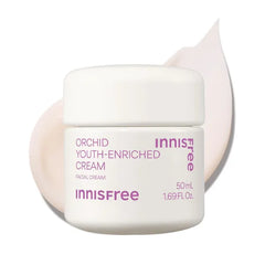 Innisfree Orchid Youth-Enriched Cream, Korean Face Moisturizer for Firming, Hydration, and Youthful Skin, 1.06 Fl Oz