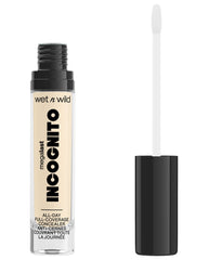 Wet n Wild, Incognito Full Coverage Concealer by Migalas, Seamless and Rich, Medium to Full Coverage, Matte Finish, Nourishing and Moisturizing Formula, with Shea Butter, Fair