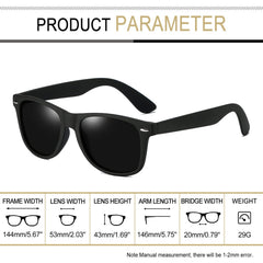 Joopin Polarized Sunglasses Men Women, Classic Square Sun Glasses 100% UV Protection Driving Fishing
