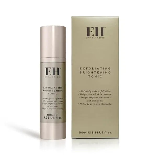 Emma Hardie 100ml Exfoliating Brightening Tonic with AHA & BHA, Reduces Signs of Ageing and Increases Skin Elasticity, Smooths & Revitalises Skin, Suitable for Sensitive Skin