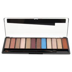 Rimmel London MagnifEyes Eyeshadow Palette, 12 Colors, Blendable, Multi-Use Formula, 012, Reloaded, 0.5 oz