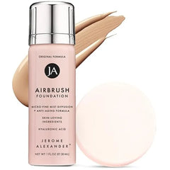 Jerome Alexander MagicMinerals AirBrush Foundation, Mini Travel Size, Easy Application Spray Makeup with Anti Aging Ingredients for Smooth, Radiant Skin Bright Light