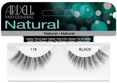Ardell Professional Glamour Strip Eyelashes, Lightweight, Easy To Apply and Comfortable Lashes, #118, Black