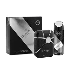 Armaf Le Parfait Pour Homme For Men, 2 Piece Gift Set, Eau De Parfum 100ml + Perfume Body Spray 200ml, For Him