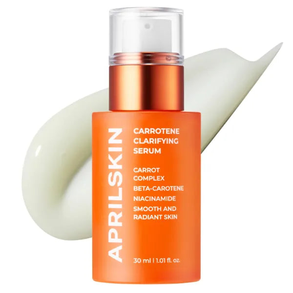 APRILSKIN Carrotene Clarifying Serum (1.01 fl. oz / 30ml) - Anti-Blemish Facial Serum for Acne-Prone & Oily Skin, Hydrating & Soothing Formula with Beta-Carotene