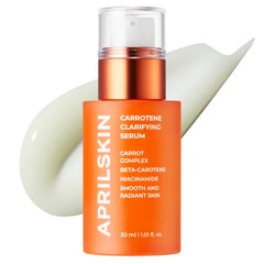APRILSKIN Carrotene Clarifying Serum (1.01 fl. oz / 30ml) - Anti-Blemish Facial Serum for Acne-Prone & Oily Skin, Hydrating & Soothing Formula with Beta-Carotene