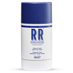 Reuzel Clean and Fresh Solid Face Wash Stick, Locks in Hydration, Cleansing, Moisturizing, Vegan Formula, Sulfate and Paraben Free, Light Maculine Scent - 1.7 oz