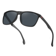 PUKCLAR Sunglasses for Men Polarized Lightweight TR90 Frame UV400 Spring Hinges Sunglasses