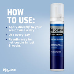 Regaine Men Foam, 5% Minoxidil, Clinically Proven to Stimulate Hair Growth, 60g (Pack of 3)