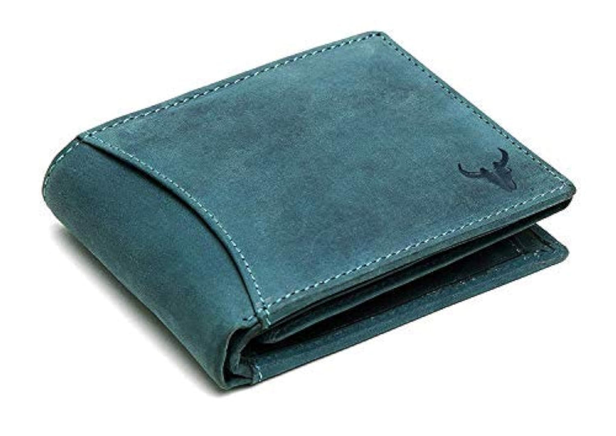 NAPA HIDE Men LEATHER WALLET FOR MEN LEATHER WALLET - Blue