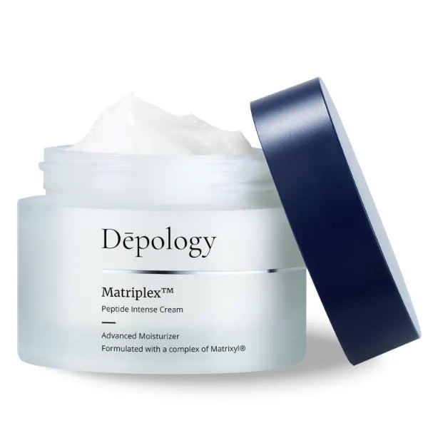 Depology Matriplex Peptide Intense Cream | Infused with Matrixyl 3000 | Synthe’6 | and Matrixyl Morphomics | Hydrating Facial Moisturizer | Improves Apearance of Fine Lines