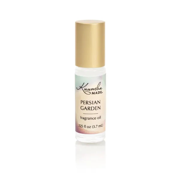 Kuumba Made Persian Garden Fragrance Oil | 0.125 Fl Oz | Notes of Warm Florals, Ocean Air, and Light Amber | Clean, Long-Lasting Scent | Alcohol Free | Roll On Perfume