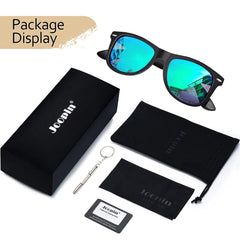Joopin Polarized Sunglasses Men Women, Classic Square Sun Glasses 100% UV Protection Driving Fishing