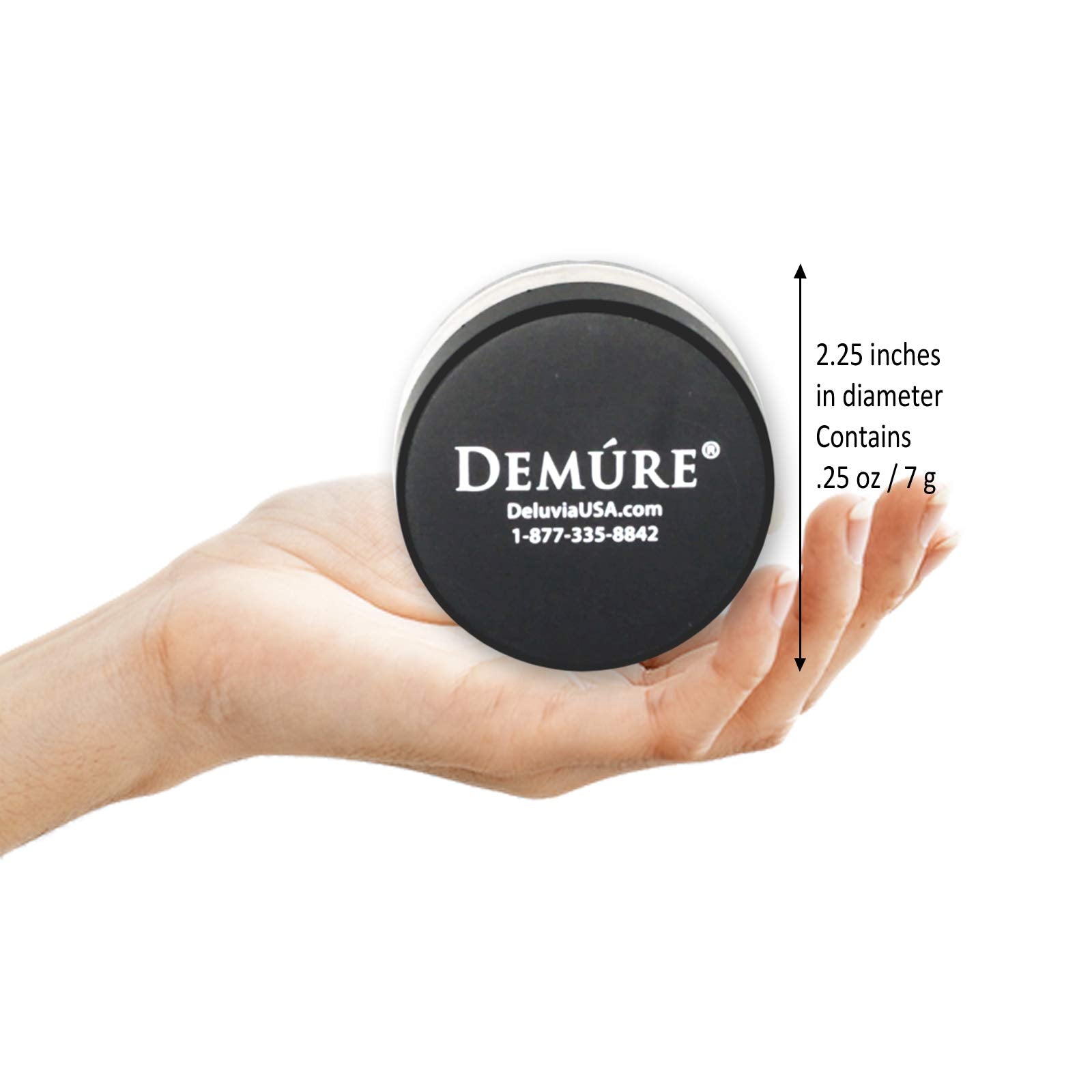 (7 Gramme) - Mineral Make Up Bronzer Powder, Loose Powder Makeup, Natural Makeup, Highlighter Makeup, Contouring Makeup, Professional Makeup, Cruelty Free Makeup, Face & Body Bronzer By Demure - 7g