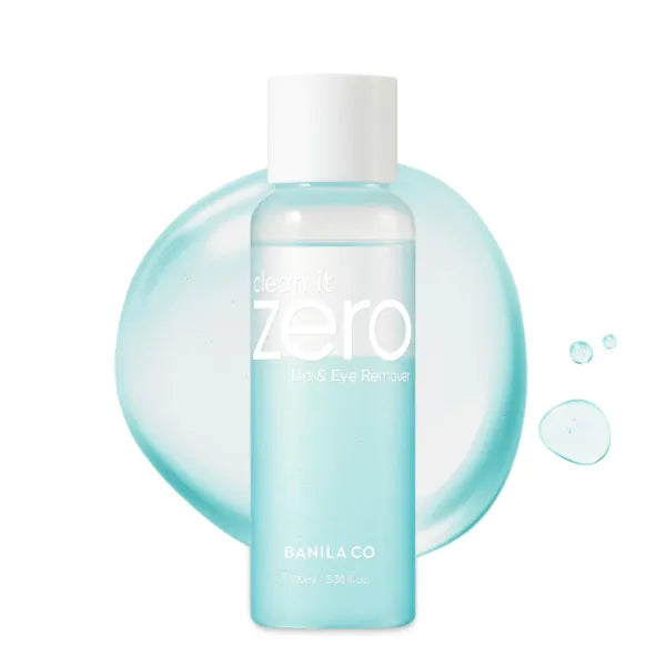 BANILA CO Clean it Zero Lip & Eye Remover Bi Phase Eye & Lip Gentle Bi Phase Makeup Remover for Waterproof Eye & Lip Makeup Vegan, Non Irritating Formula with Coconut & Jojoba Oils