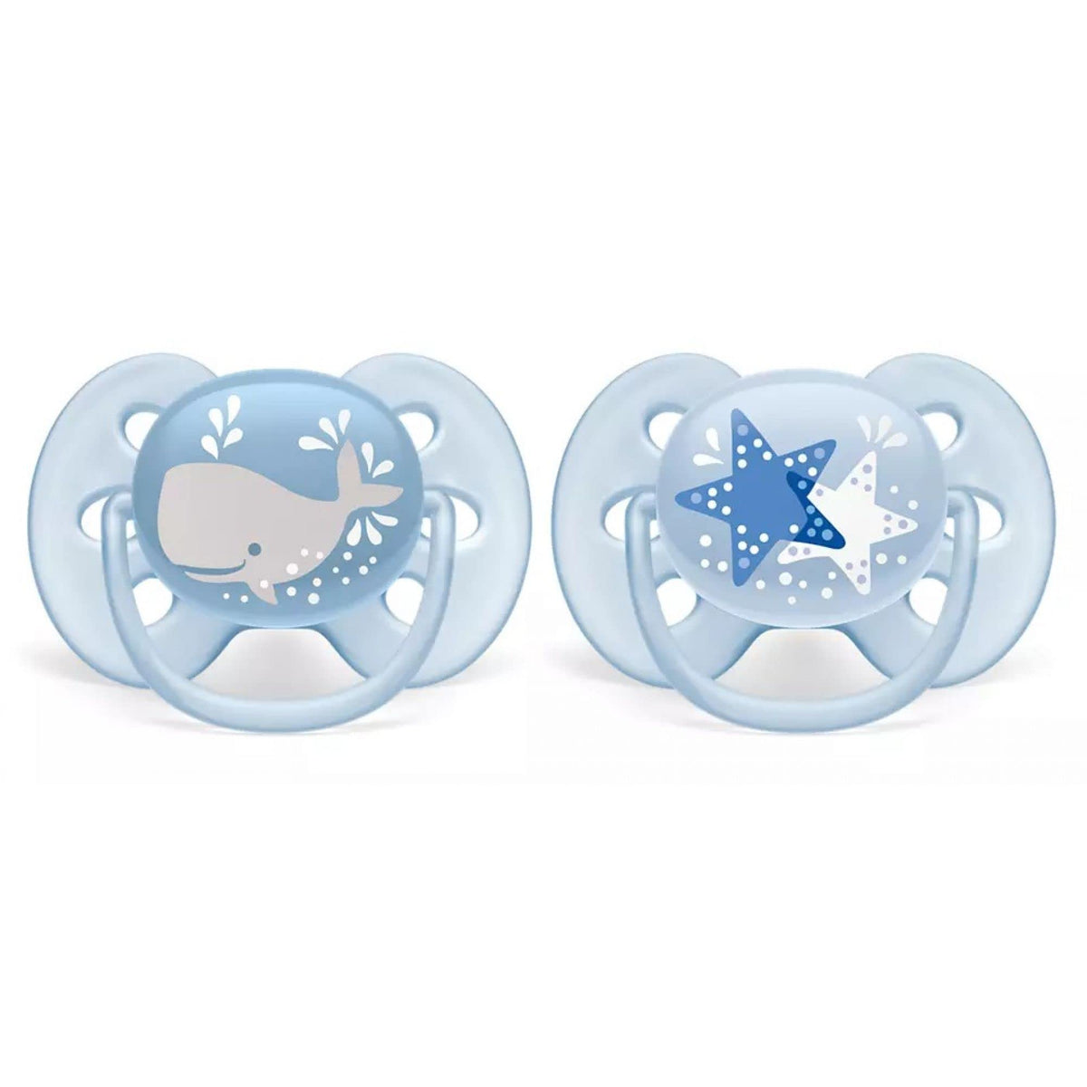 Philips Avent Ultra Soft Dummy, Pack of 2, BPA-Free Dummy for Babies from 6-18 Months (Model SCF223/03)