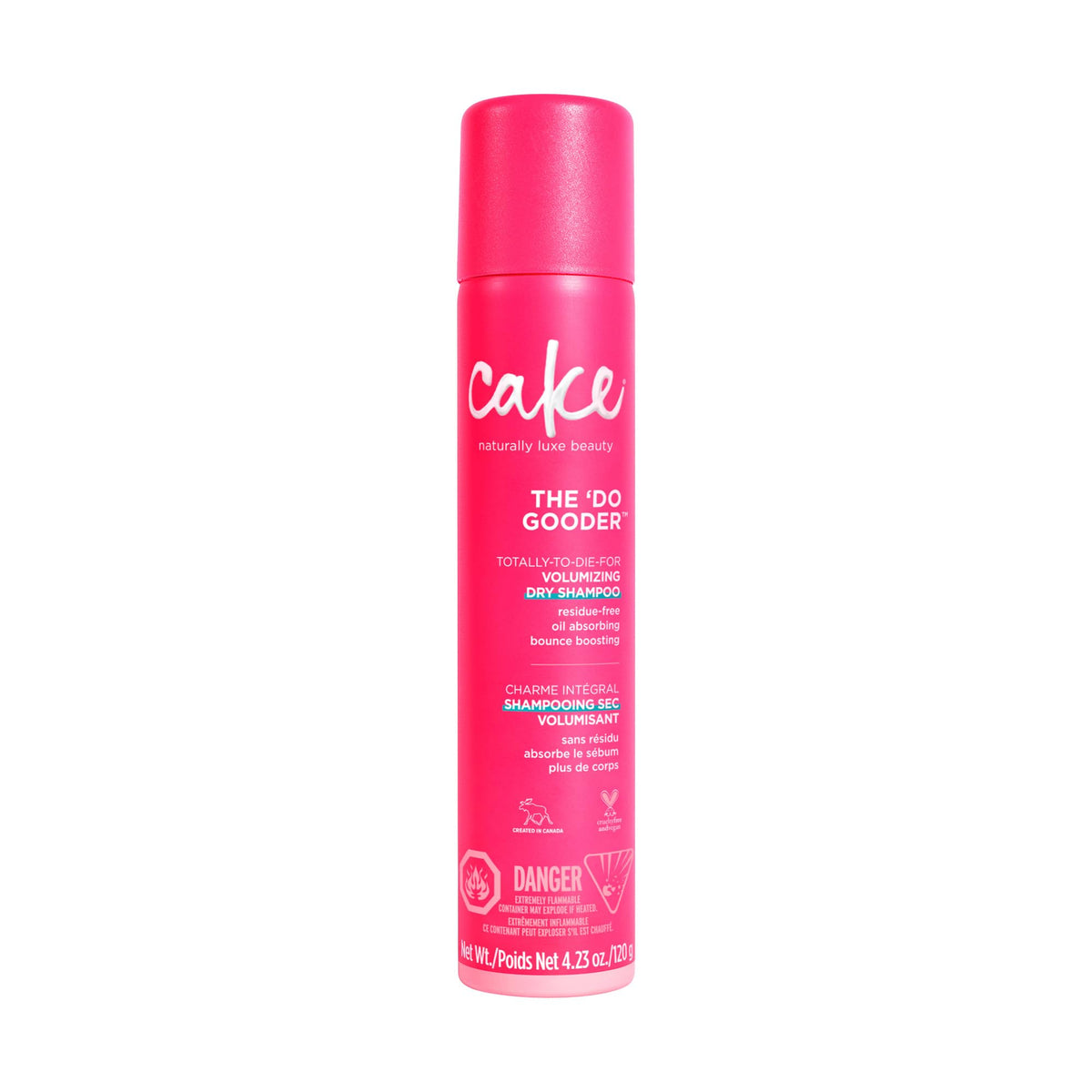 Cake The 'Do Gooder Dry Volumizing Shampoo | Residue- Free | Oil Absourbing | Bounce Boosting Formula | Vegan | 200 ML