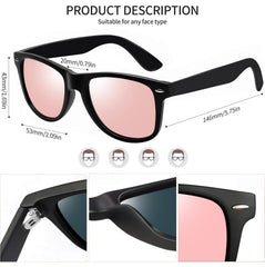 Joopin Polarized Sunglasses Men Women, Classic Square Sun Glasses 100% UV Protection Driving Fishing