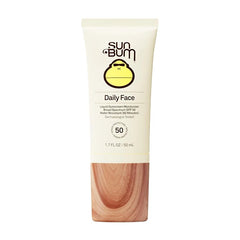 Sun Bum Daily SPF 50 Face Sunscreen Lotion 1.7 oz – Broad Spectrum Moisturizing Facial Sunscreen with Vitamin E, Vegan & Reef-Safe (No Octinoxate & Oxybenzone), Travel Size