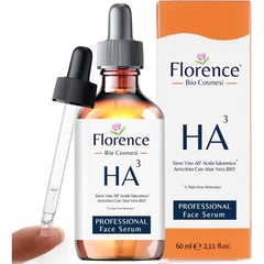 Florence Hyaluronic Acid Serum for Skin – Anti-Aging Moisturizer Face Serum for Brightening, Plumper & Smoother Skin. Non-Greasy, Ultra-Hydrating Niacinamide, B5 & Vitamin C Skin Care Facial Serum, 2 oz