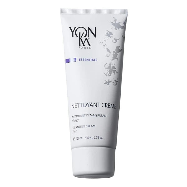 Yonka Nettoyant Creme | Cleansing Makeup Remover Cream | Remove Impurities with Calming Peppermint and Plant Glycerin | For Sensitive to Acne Prone Skin | Paraben-Free | 3.53 oz