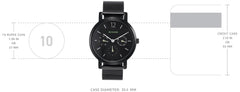 Sonata Black Dial Analog watch For Women-NR8164NM03