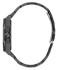 GUESS Men's 42mm Watch - Black Strap Black Dial Black Case