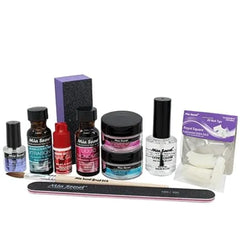 Mia Secret Acrylic Nail Kit/set For beginners Nails Kit With Pink Acrylic Powder and Clear Acrylic Powder With Everything Starter Kit de Uñas Acrilicas Mia Secret Uñas Completo