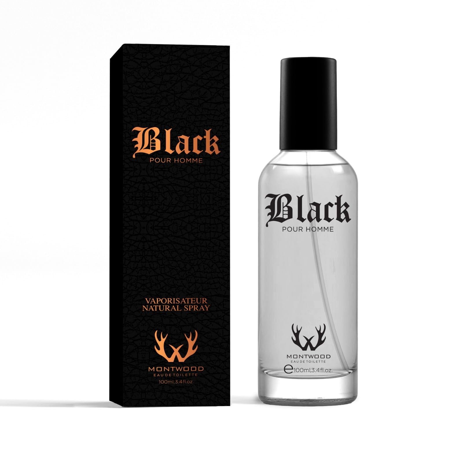 Montwood Black Pour Homme: Eau de Toilette Pour Homme | Perfume for Men 100ml